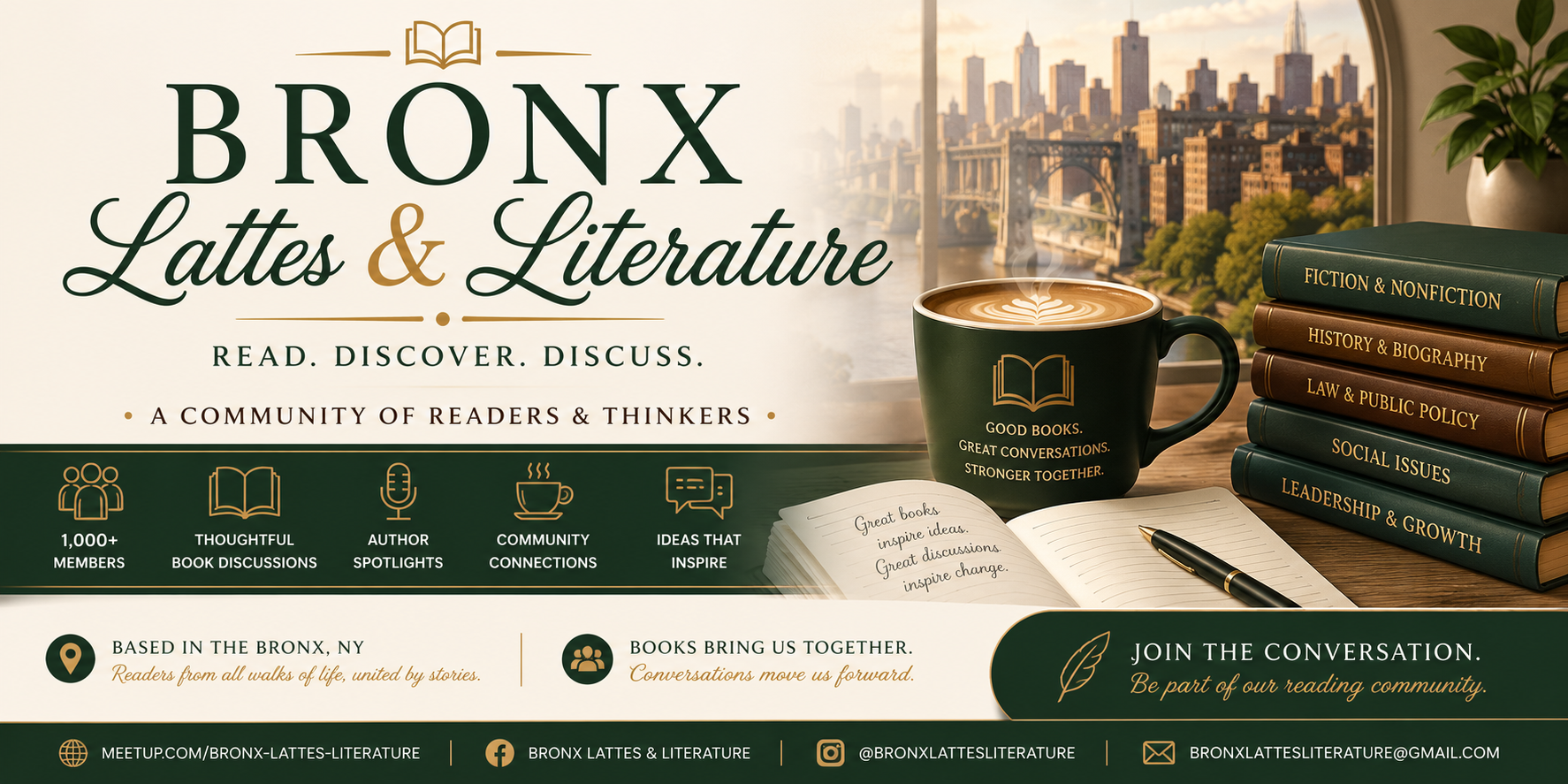 Bronx Lattes and Literature cover image
