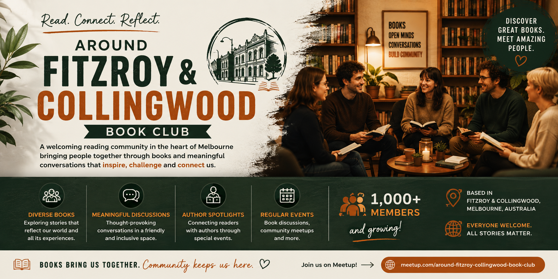 Around Fitzroy & Collingwood Book Club cover image