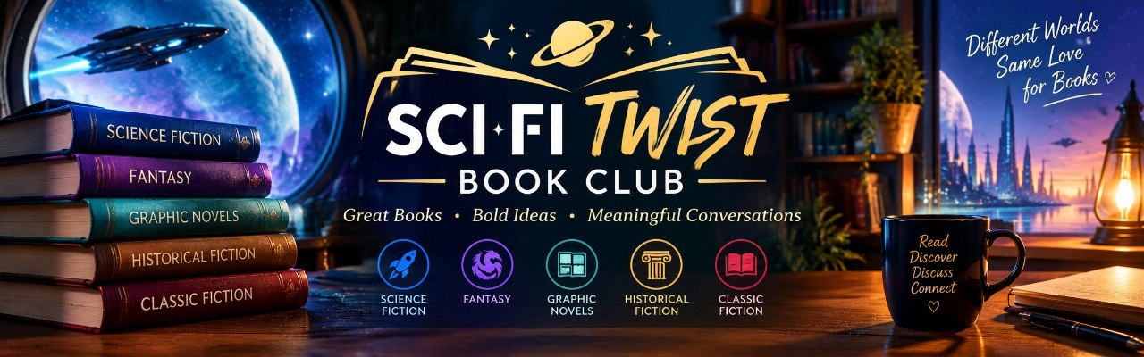 Sci fic twist book club cover image