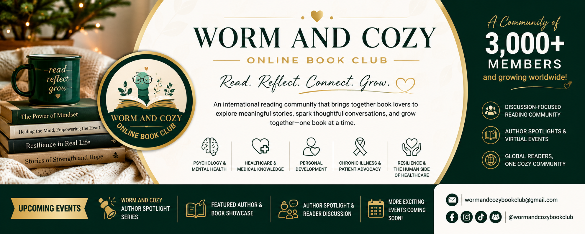 Worm And Cozy Online Book Club cover image