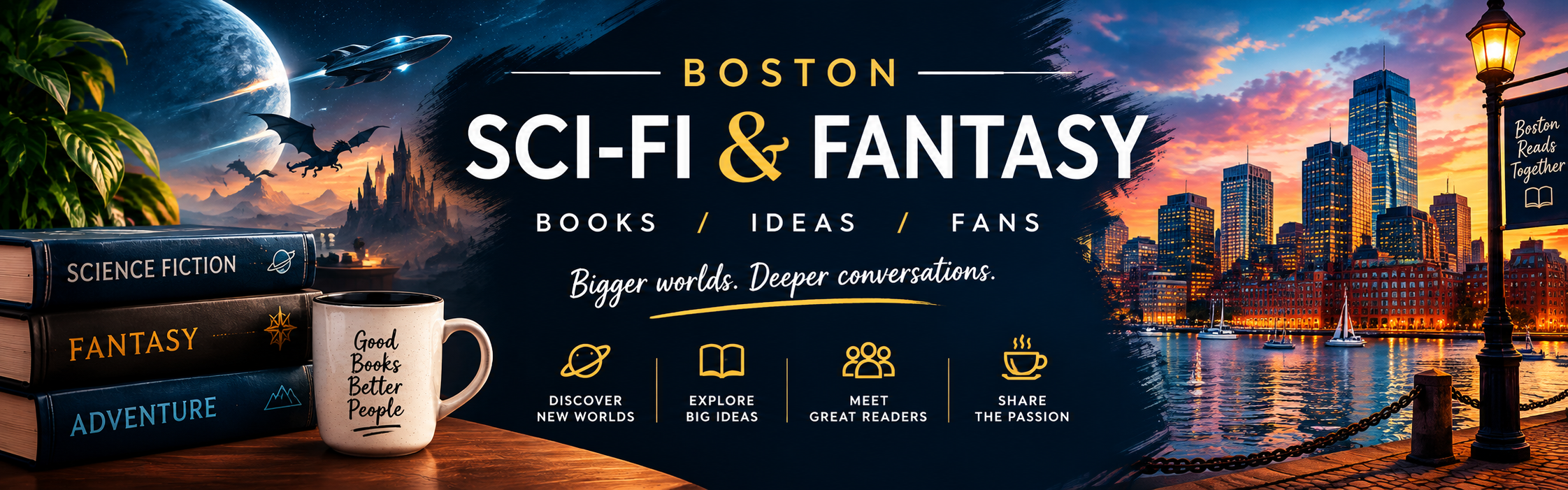 The Boston Sci-Fi/Fantasy book club cover image