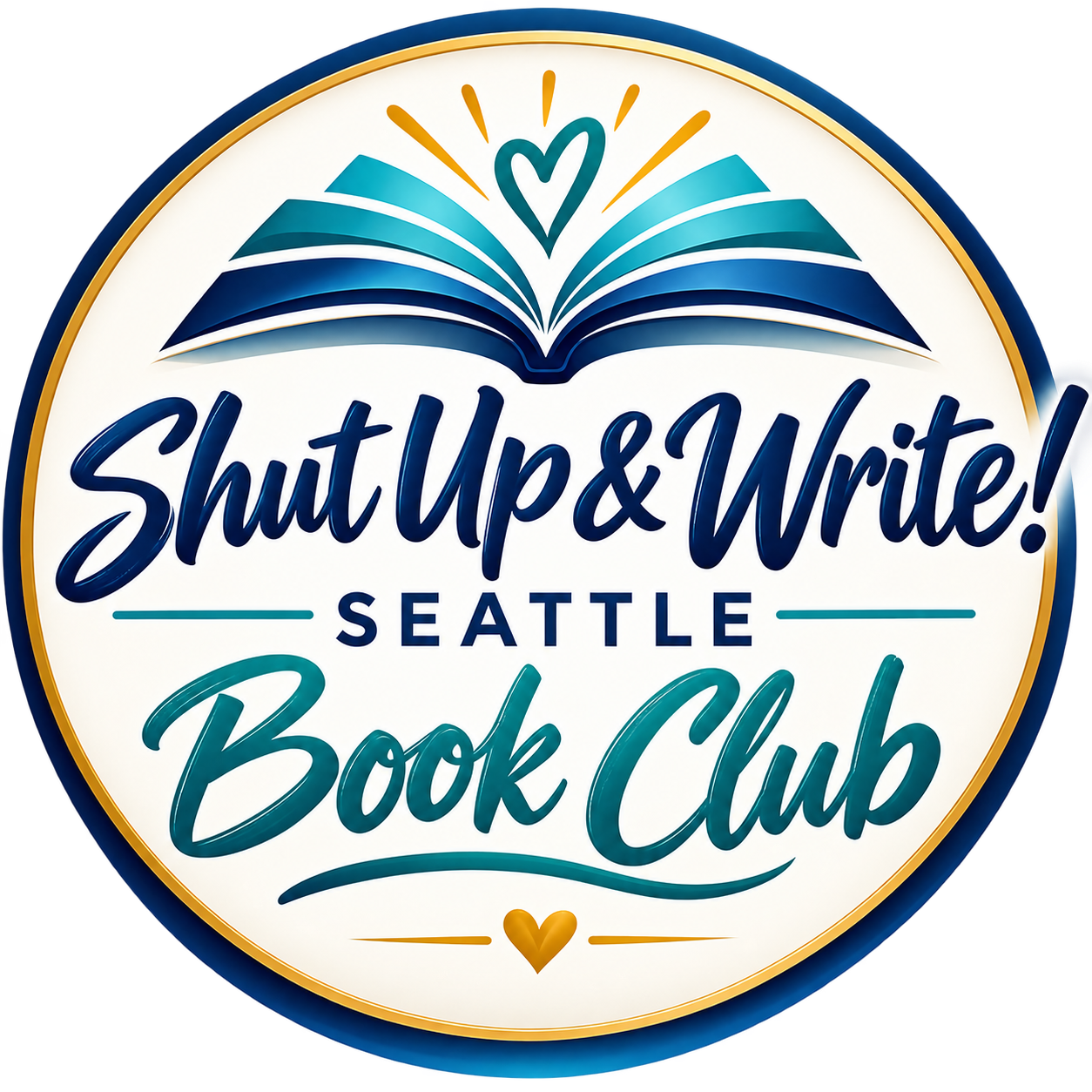 Shut Up & Write! Seattle Book Club logo