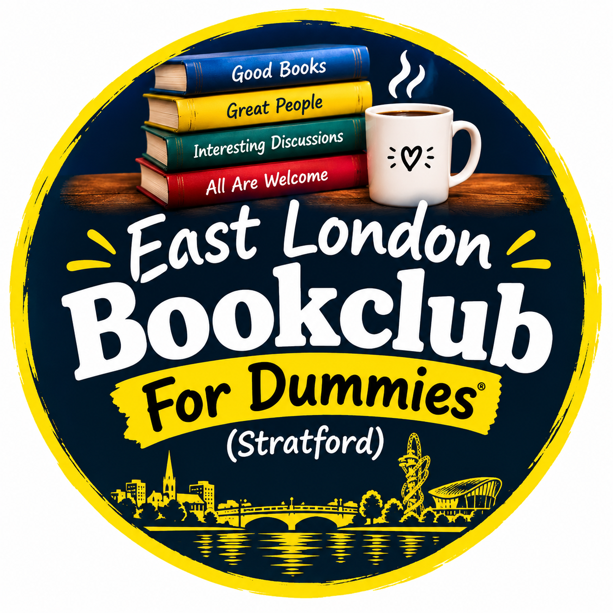 East London Bookclub For Dummies (Stratford) logo