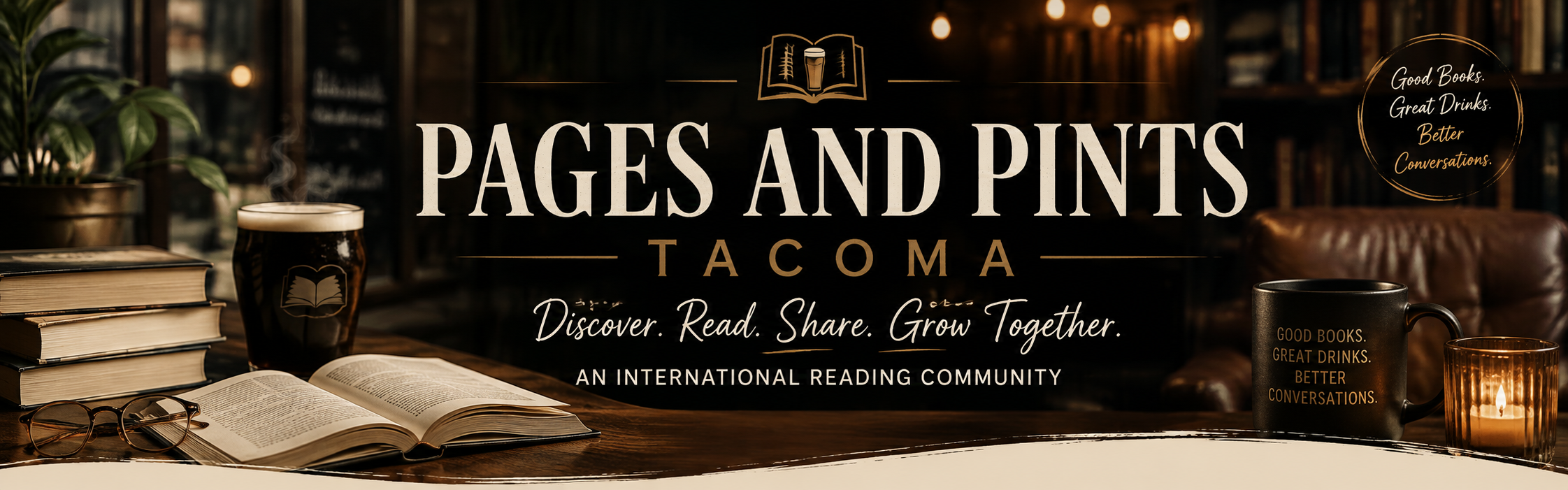 Pages and Pints Tacoma cover image