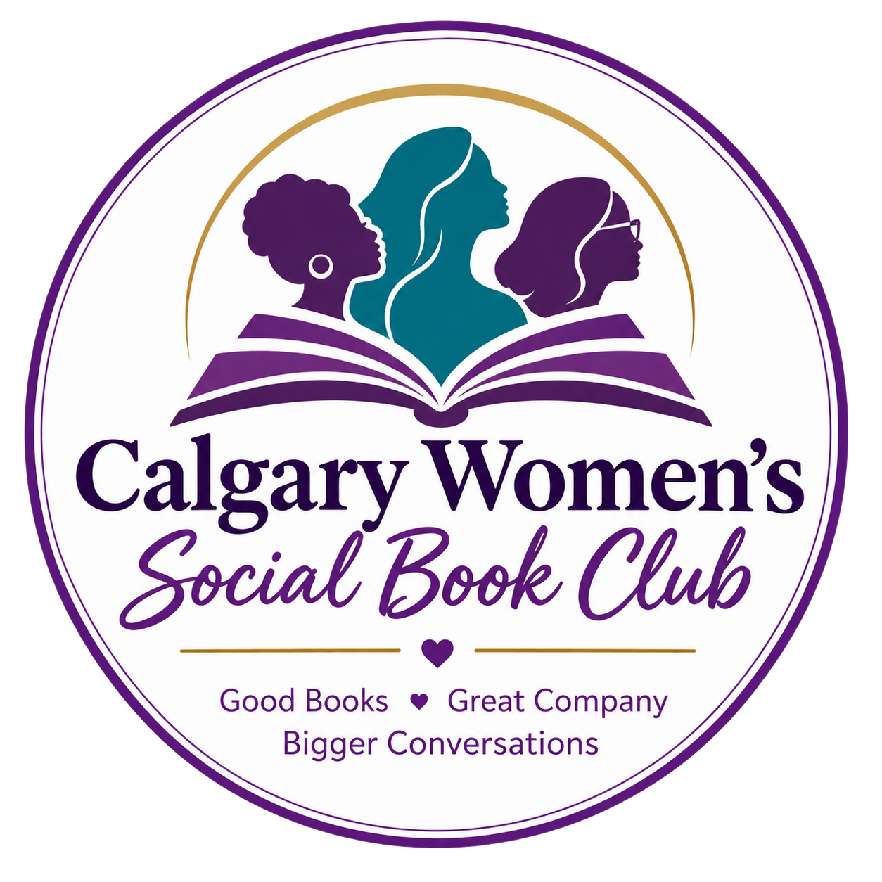 Calgary Women's Social Book Club logo